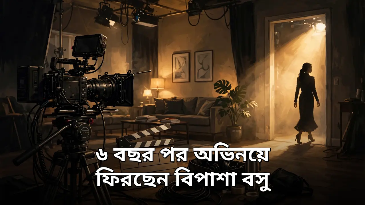 ৬ বছর পর অভিনয়ে ফিরছেন বিপাশা বসু, শুরু হলো নতুন ওয়েব সিরিজের শুটিং